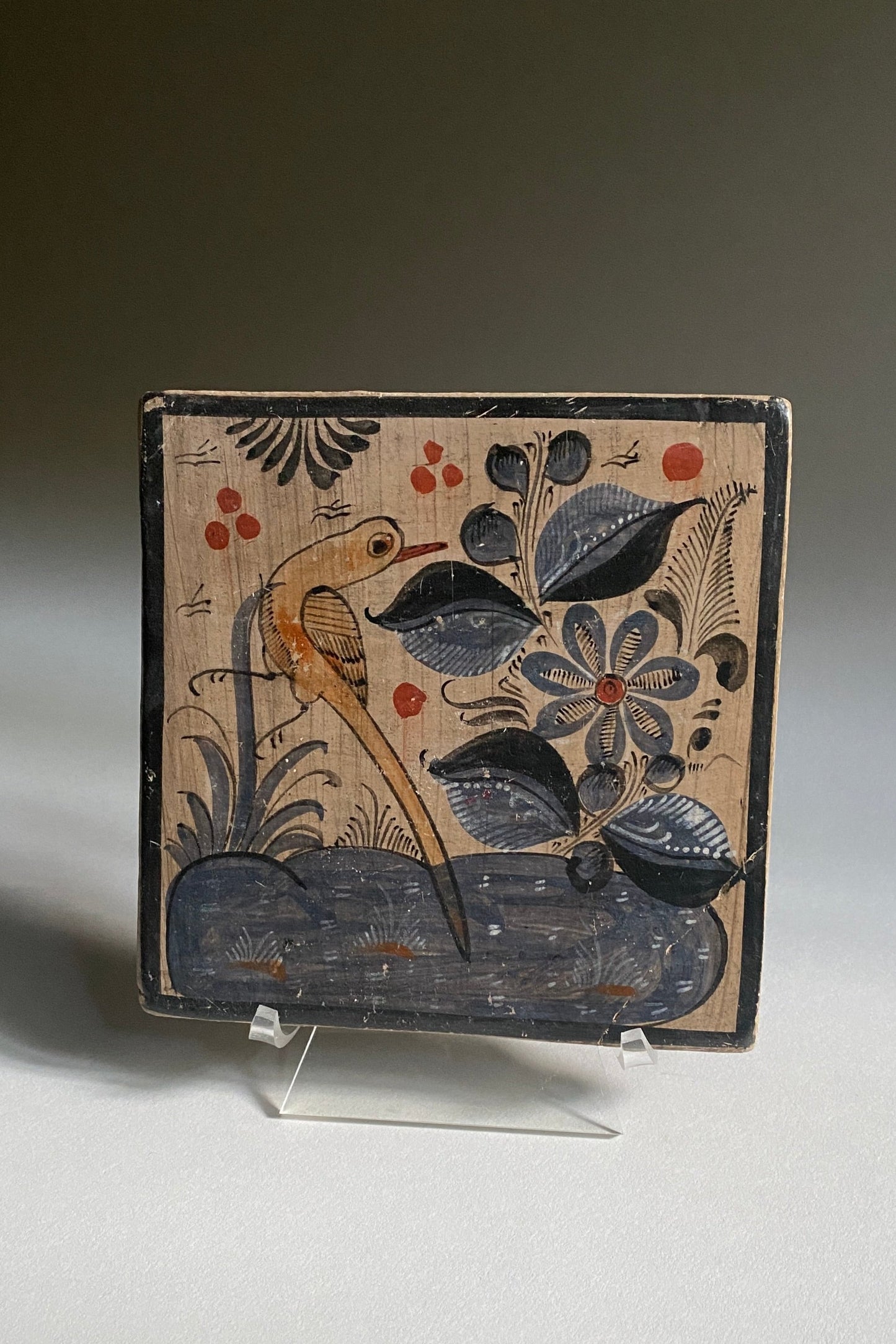 TILE WITH BIRD