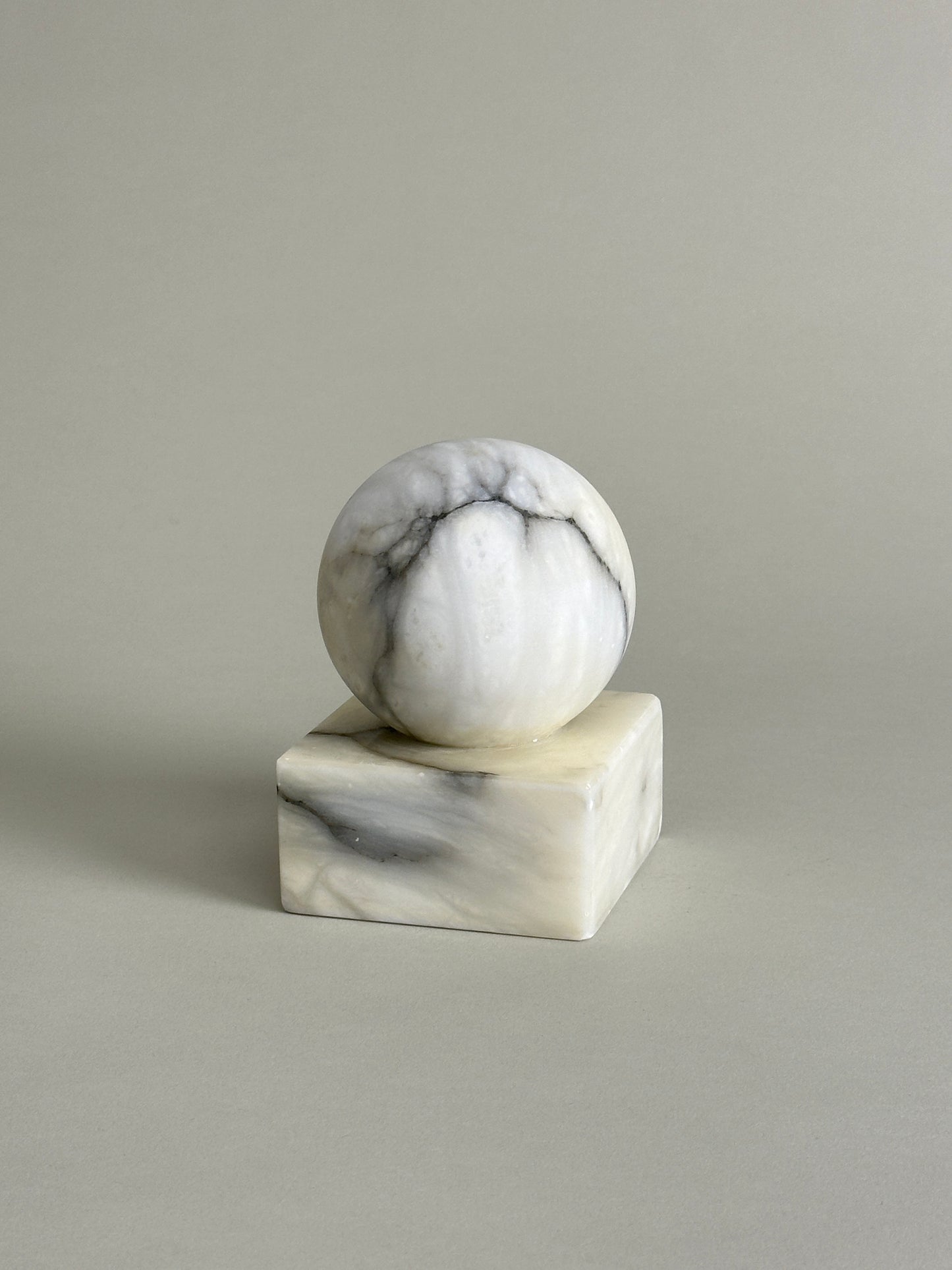 ALABASTER PAPERWEIGHT / BOOKEND