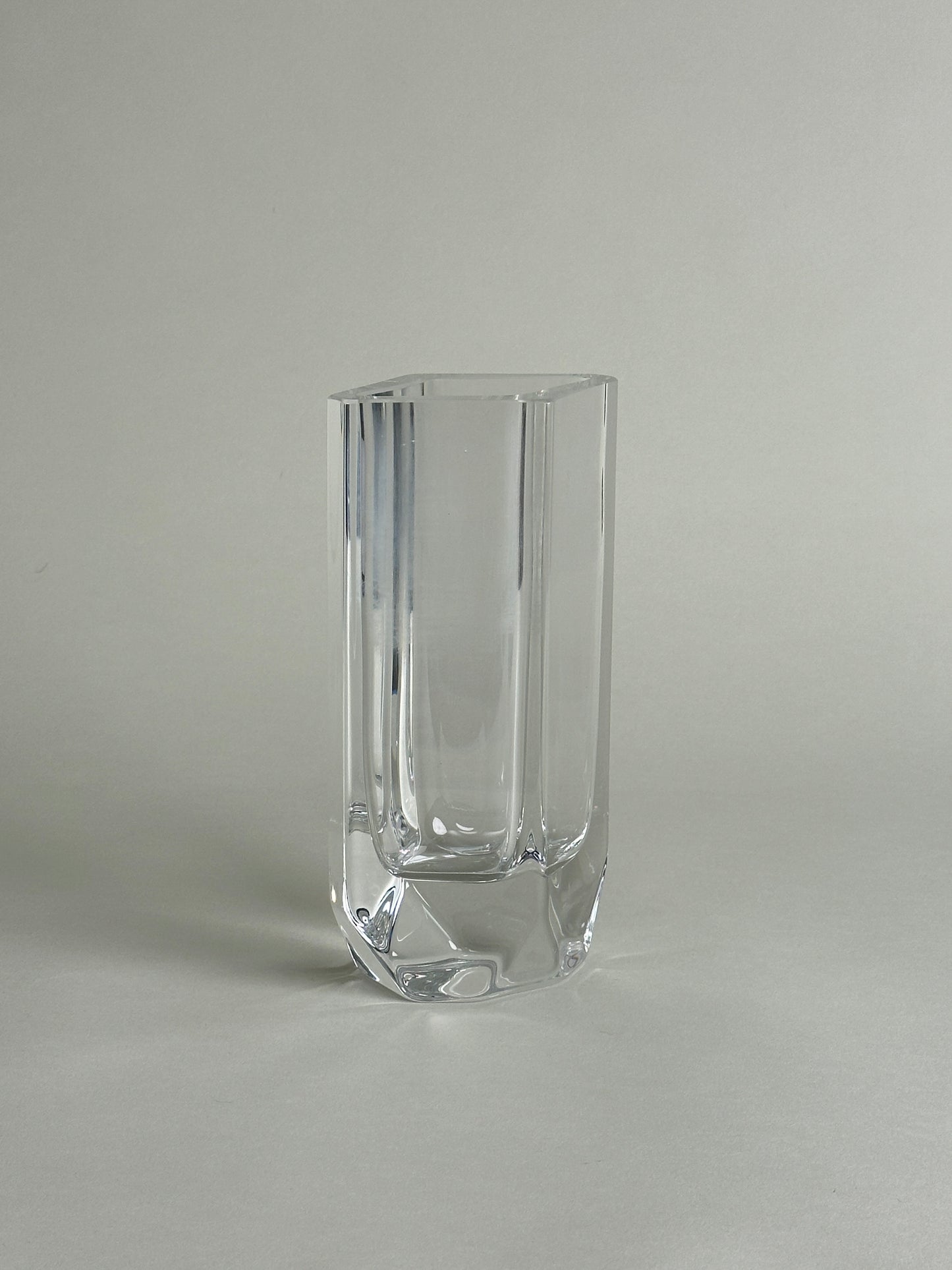 KOSTA BODA DIAMOND SHAPED GLASS VASE