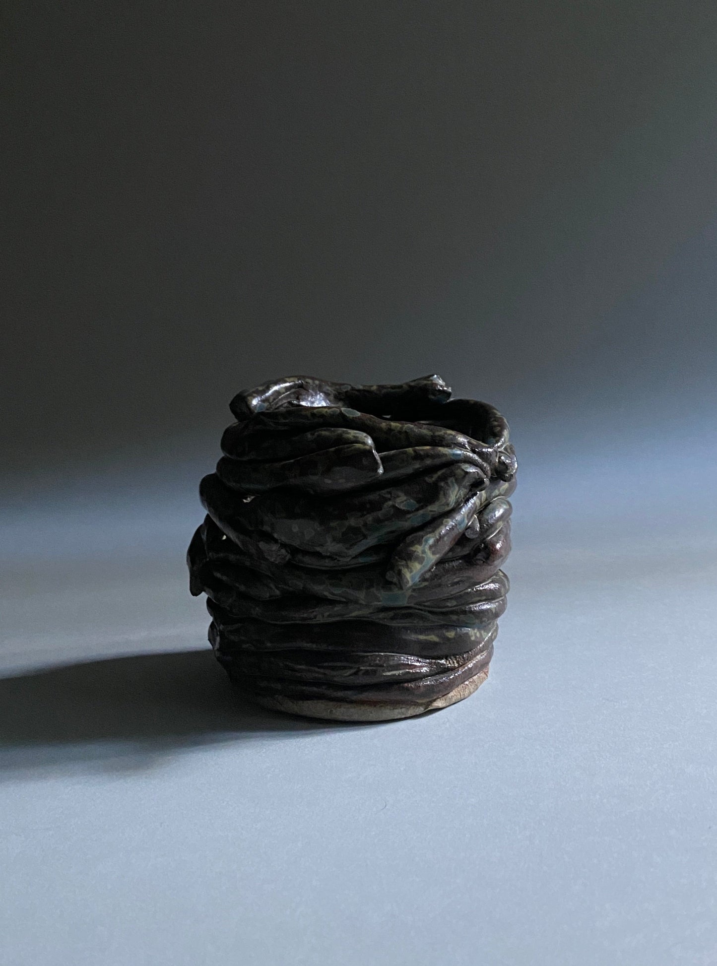 STUDIO POTTERY COIL VESSEL