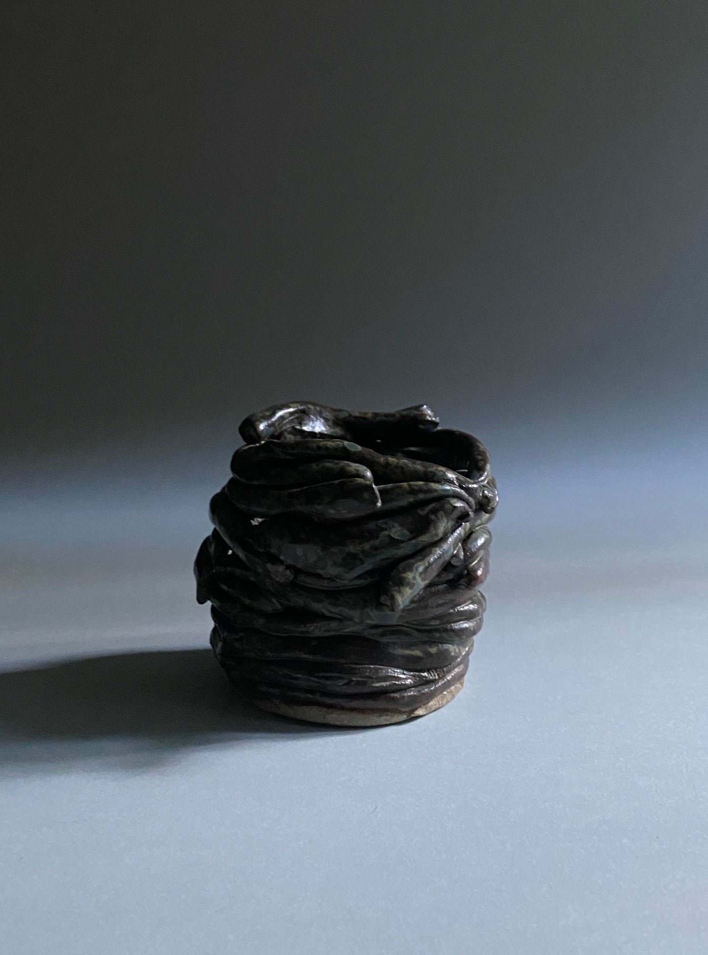 STUDIO POTTERY COIL VESSEL