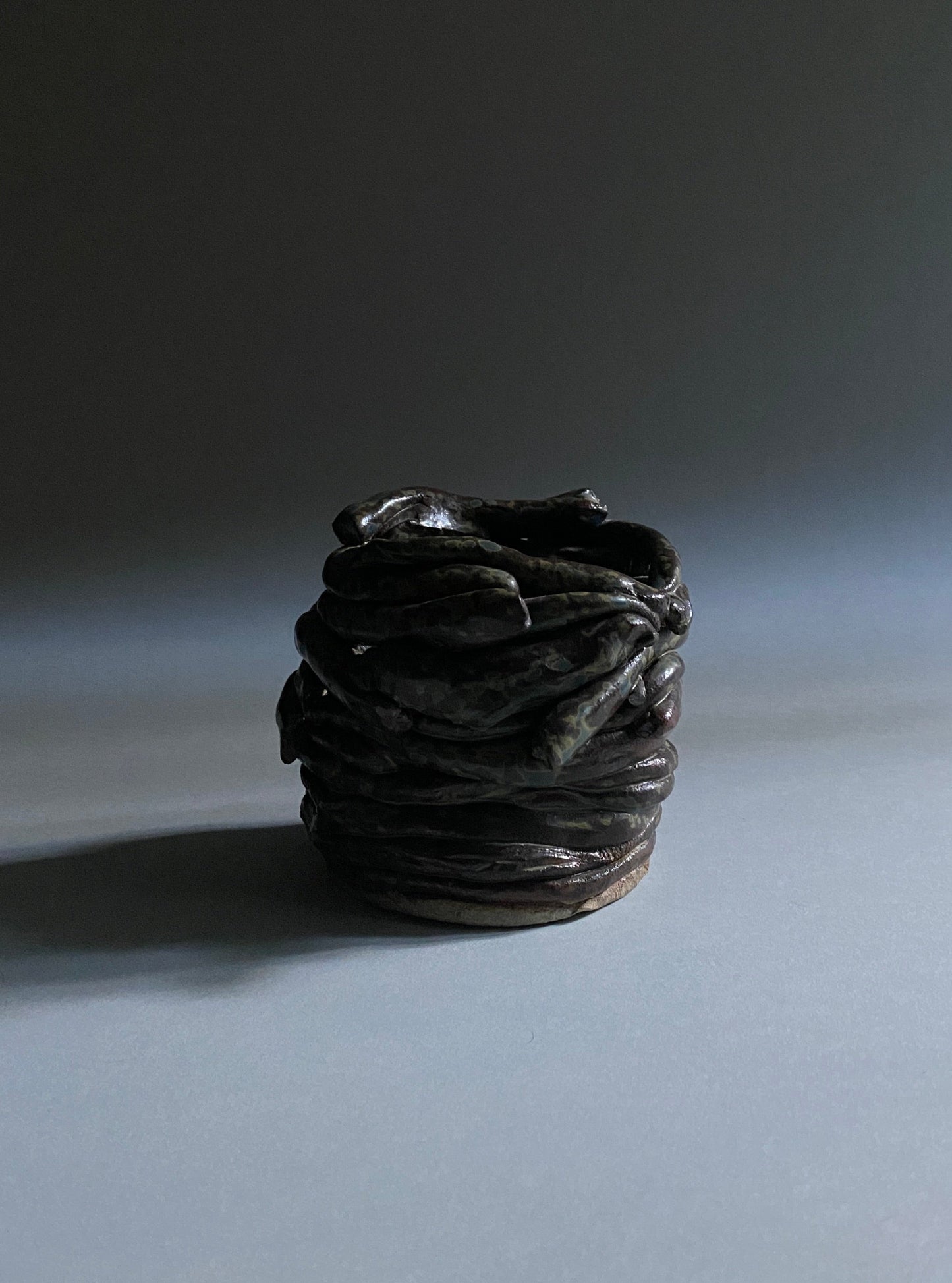 STUDIO POTTERY COIL VESSEL